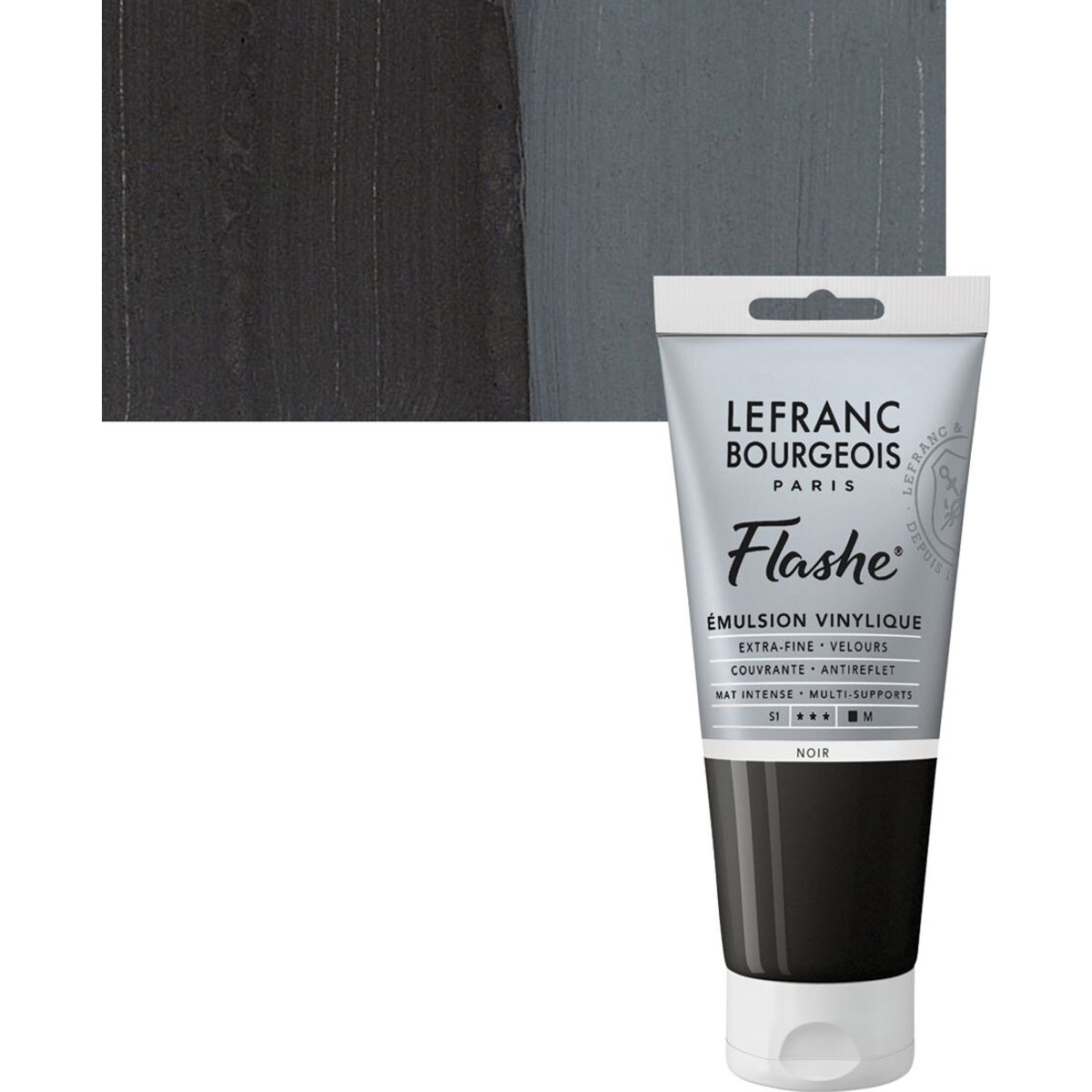 Lefranc & Bourgeois - Akrylmaling - Flashe - Sort 80 Ml