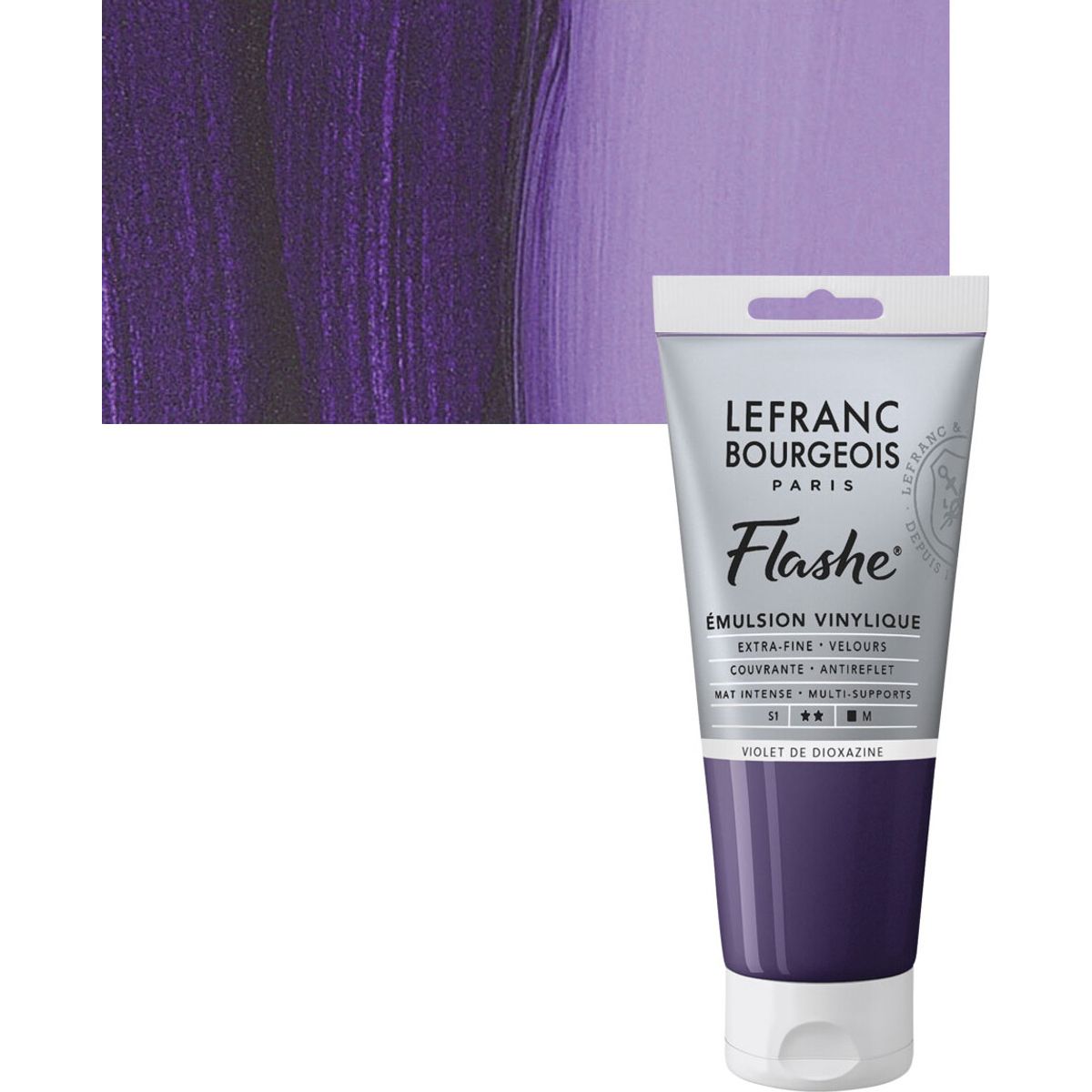 Lefranc & Bougeois - Flashe Akrylmaling - Dioxazine Violet 80 Ml