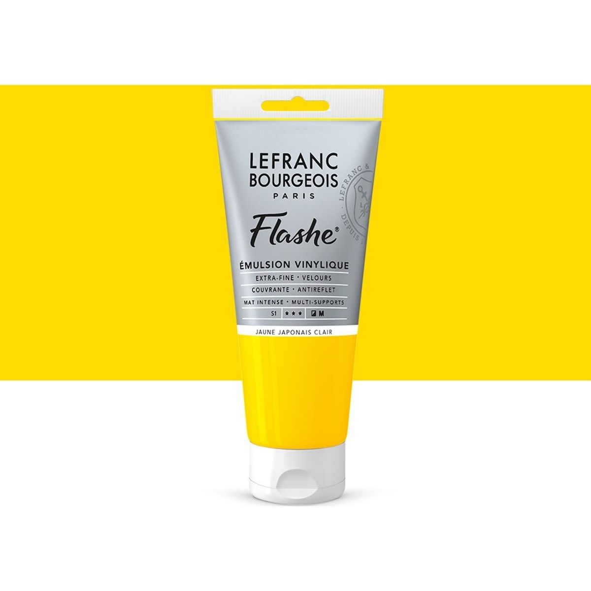 Lefranc & Bourgeois - Flashe Akrylmaling - Japanese Yellow Light 80 Ml