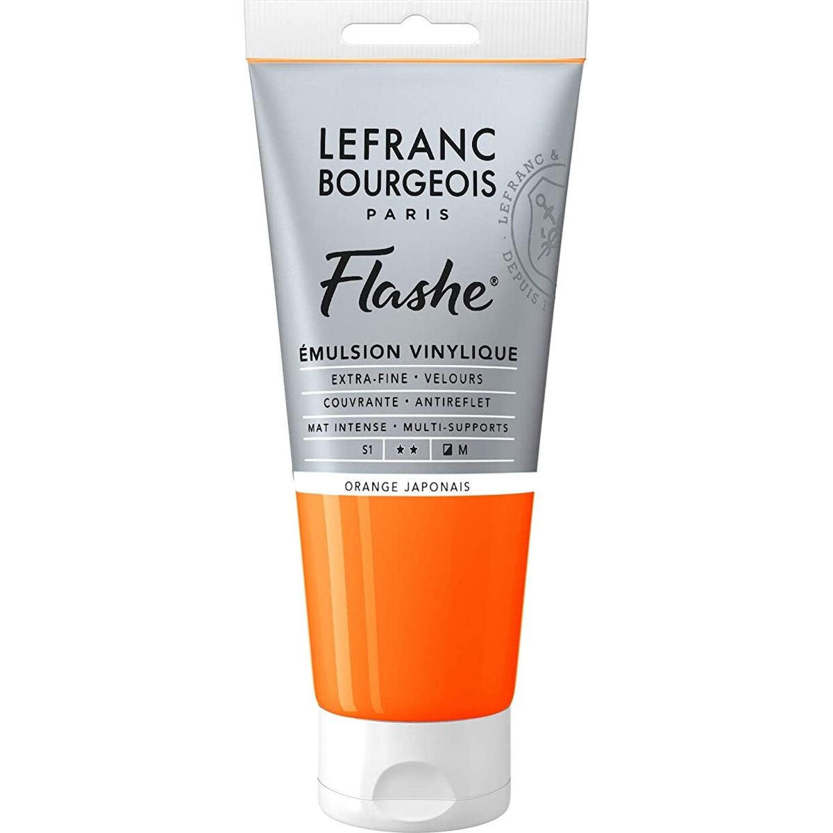 Lefranc & Bourgeois - Flashe Akrylmaling - Japanese Orange 80 Ml