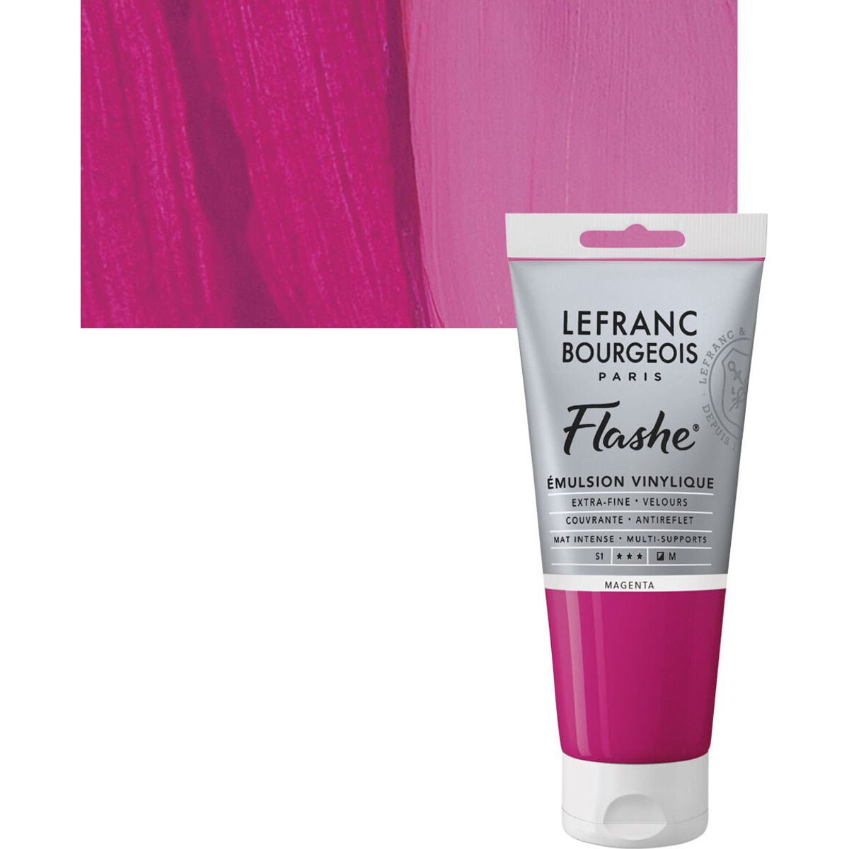 Lefranc & Bourgeois - Akrylmaling - Flashe - Magenta 80 Ml