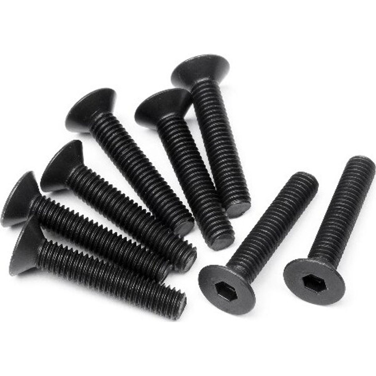 Flat Head Screw M3x16mm (hex Socket/8pcs) - Hp100557 - Hpi Racing