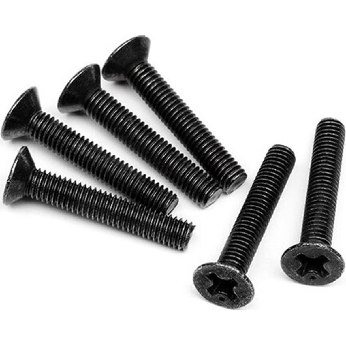 Flat Head Screw M3x18mm (6pcs) - Hpz530 - Hpi Racing