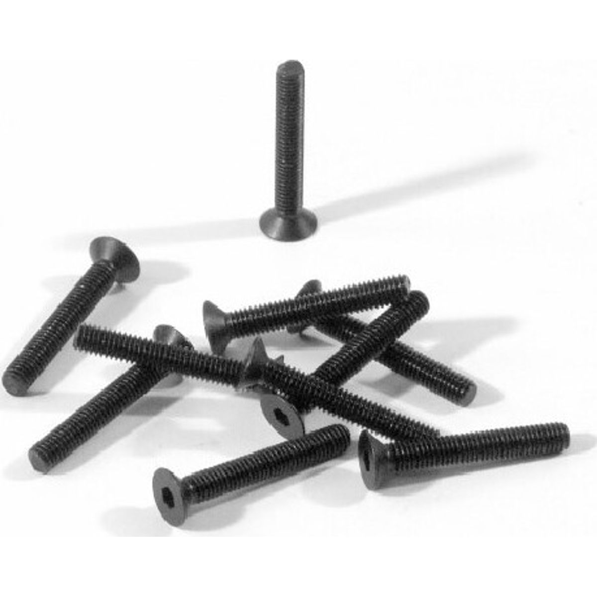 Flat Head Screw M3x20mm (hex Socket/10pcs) - Hpz087 - Hpi Racing