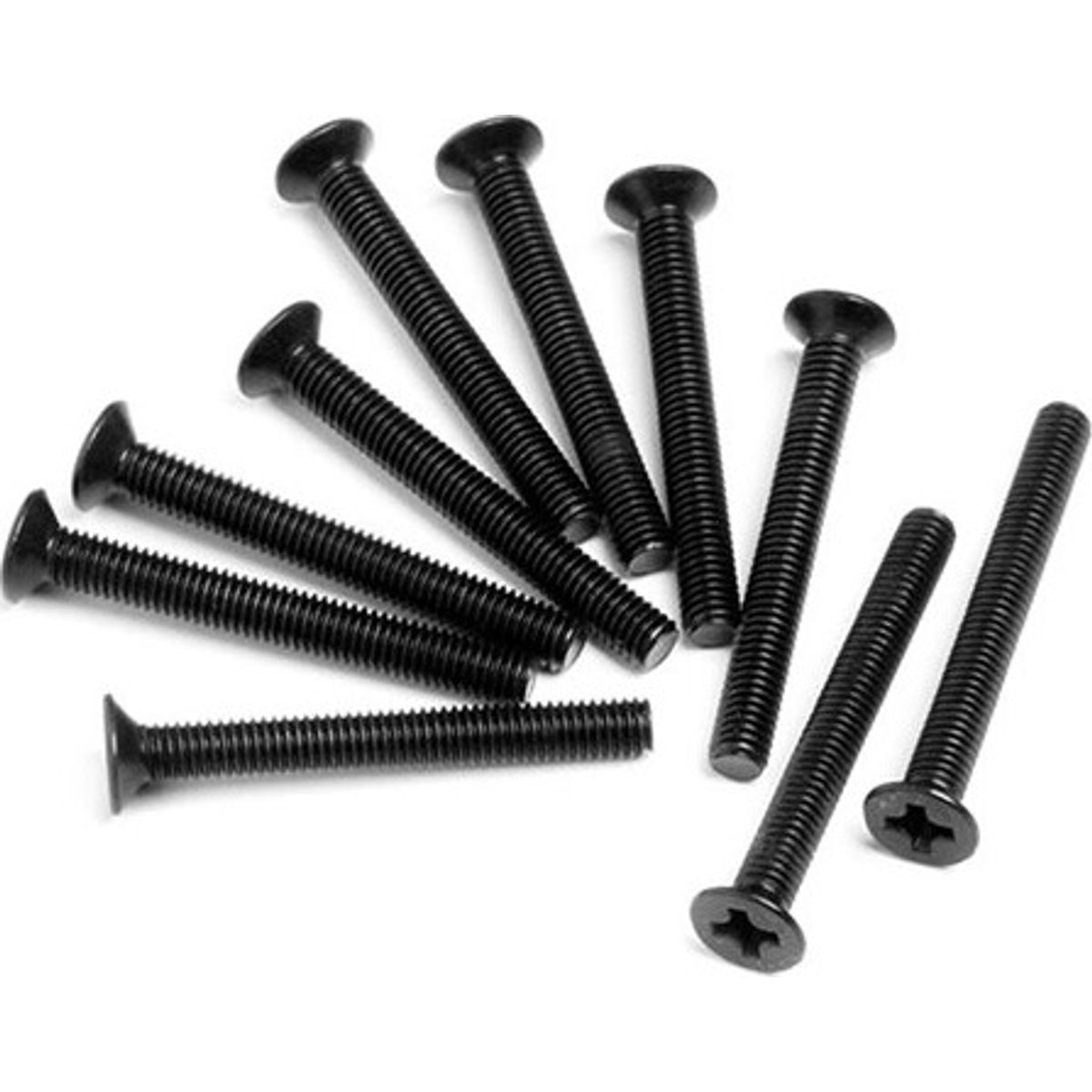 Flat Head Screw M3x26mm (10pcs) - Hpz349 - Hpi Racing