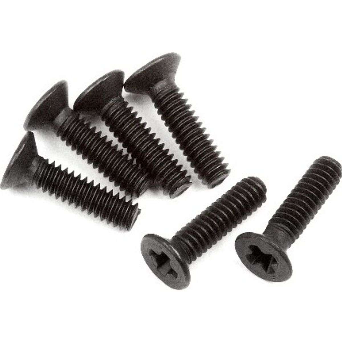 Flat Head Screw M2 X 8mm 6pcs - Mv28039 - Maverick Rc