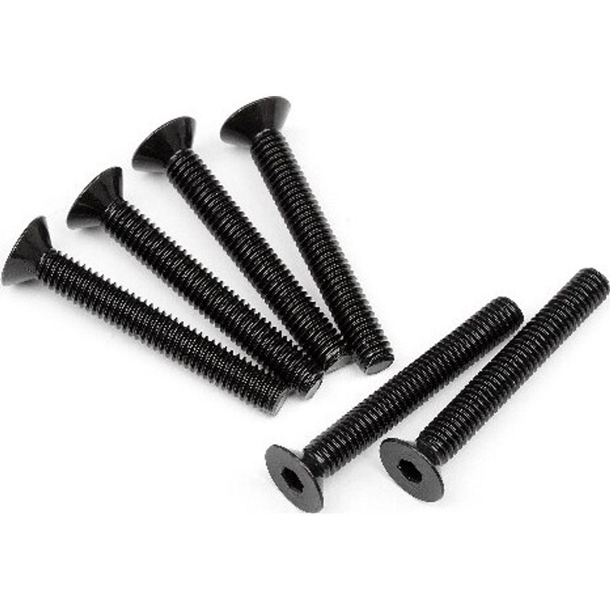 Flat Head Screw M4x30mm (hex Socket/6pcs) - Hp107908 - Hpi Racing