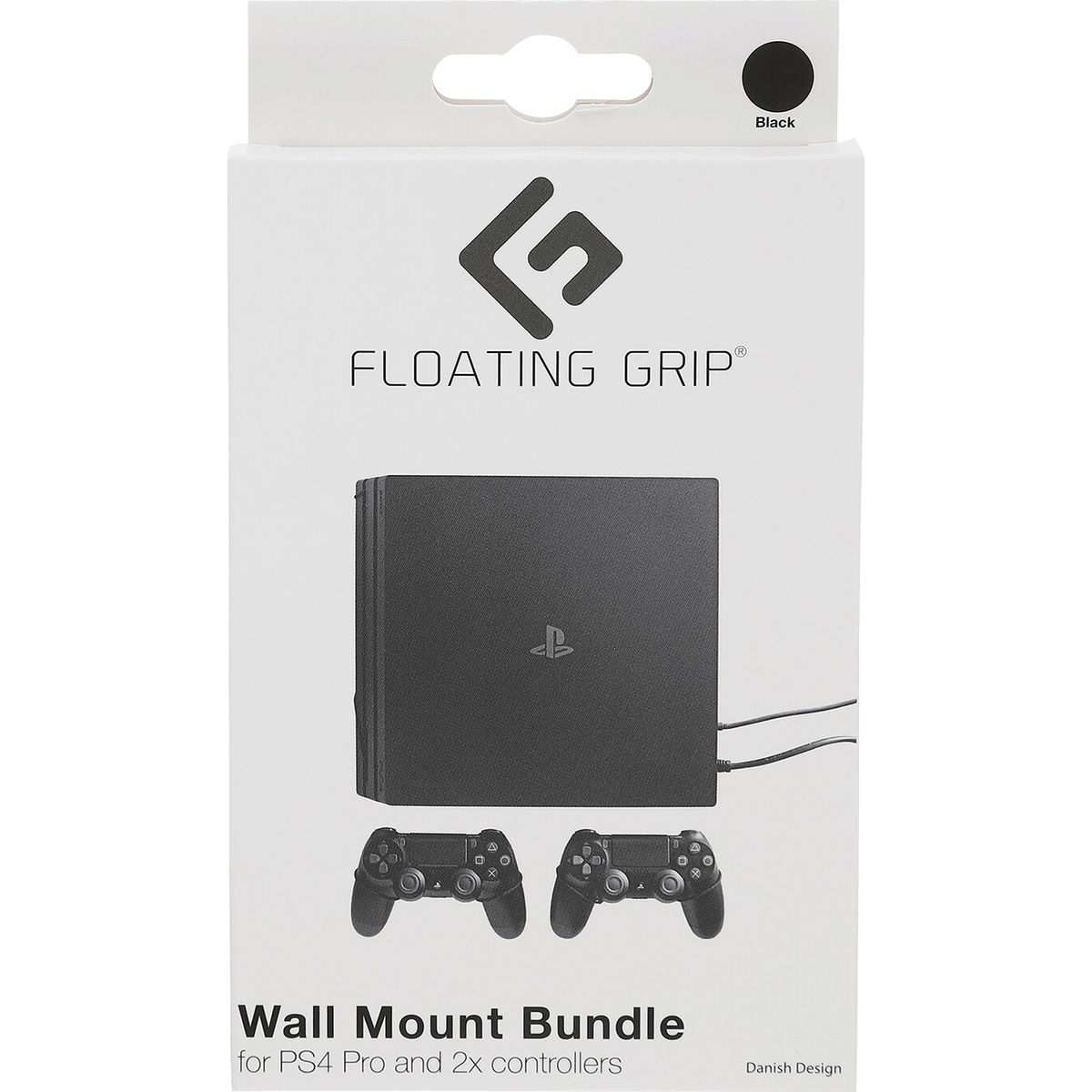 Floating Grip - Vægbeslag Til Playstation 4 Pro Og Controllers - Sort