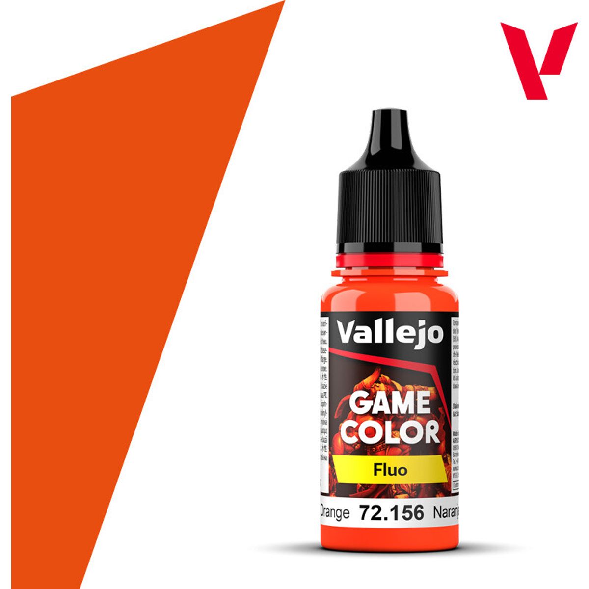 Vallejo - Game Color - Fluorescent Orange - 18 Ml - 72156