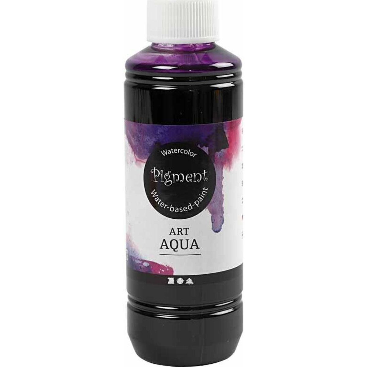 Flydende Akvarelmaling - Rødviolet - 250 Ml