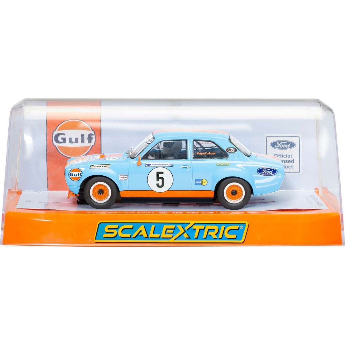 Ford Escort Mk1 Wayne Crabtree Modified 2023, Gulf - C4530 - Scalextric