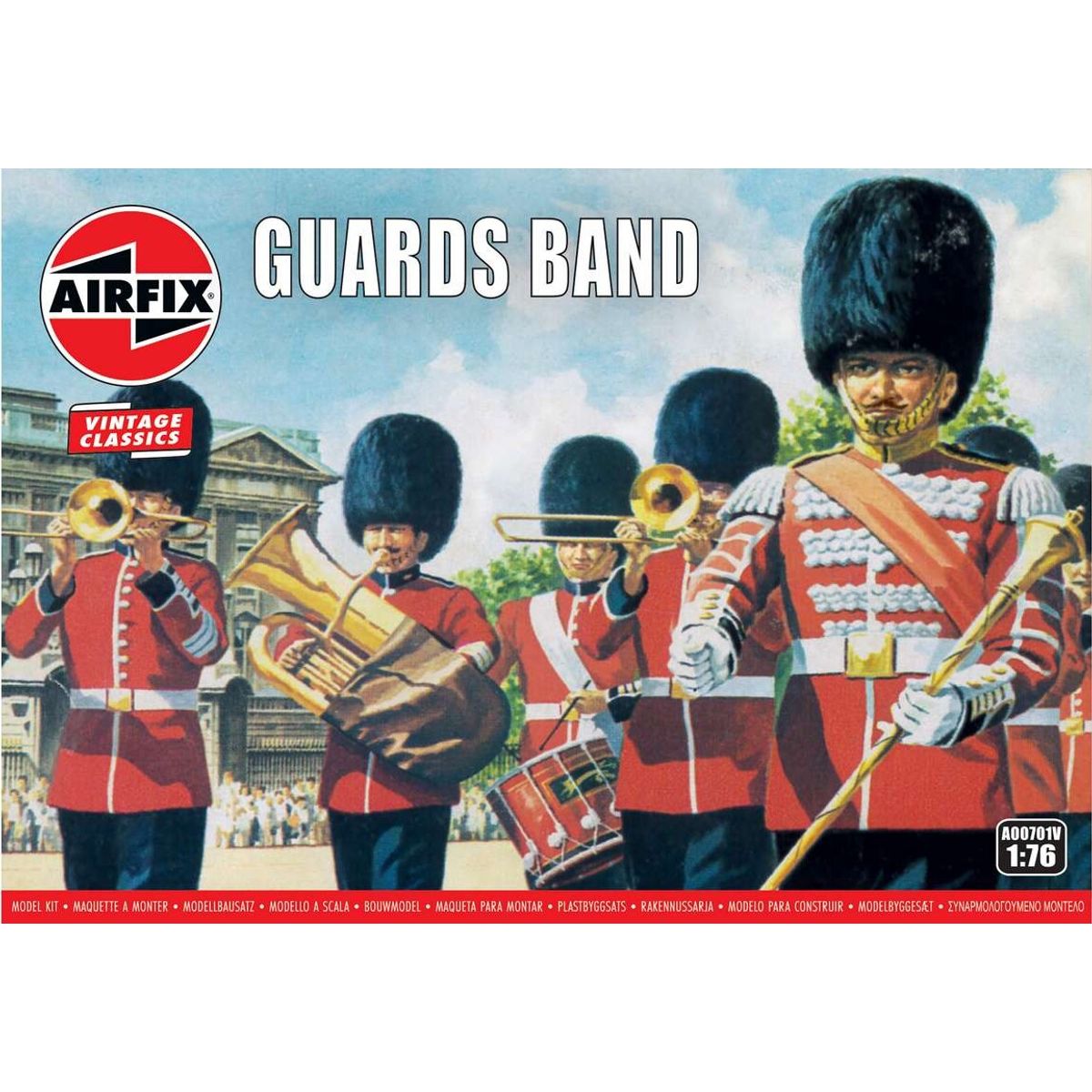 Airfix - Vintage Classics Guards Band Livgarde - 1:76 - A00701v