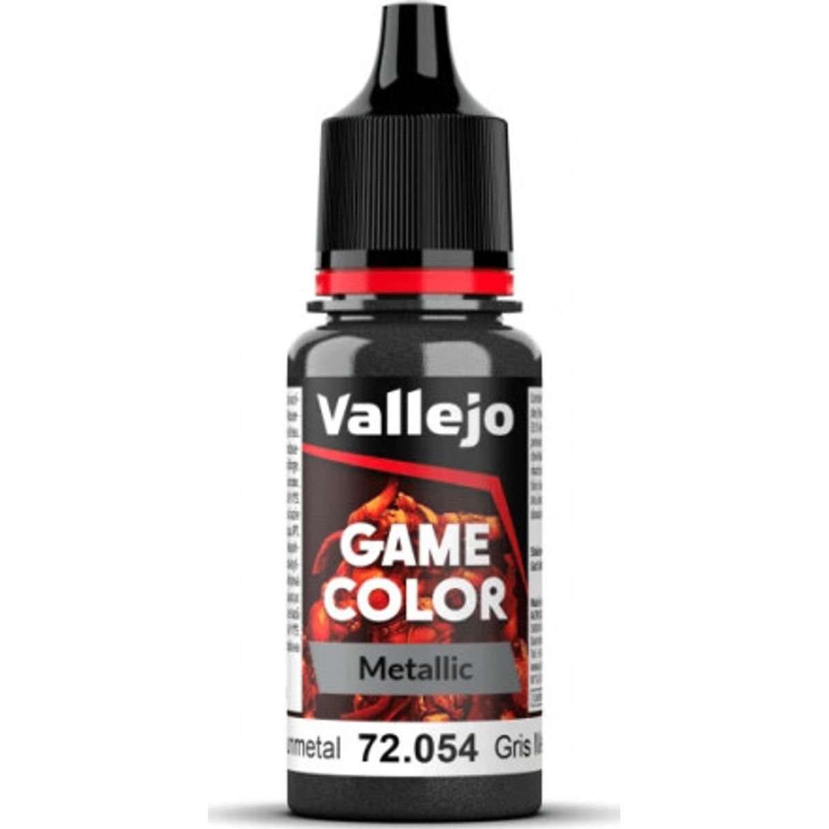 Vallejo - Game Color - Gunmetal Metallic - 18 Ml - 72054