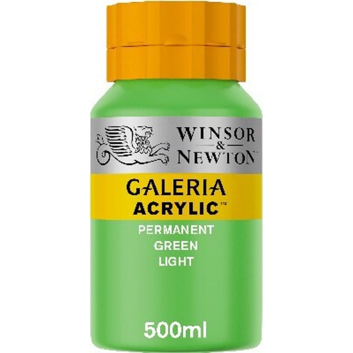 Winsor & Newton - Akrylmaling - Lysegrøn 500 Ml