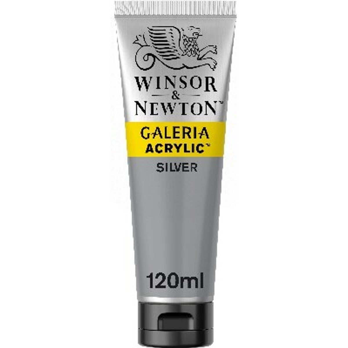 Winsor & Newton - Akrylmaling - Sølv 120 Ml