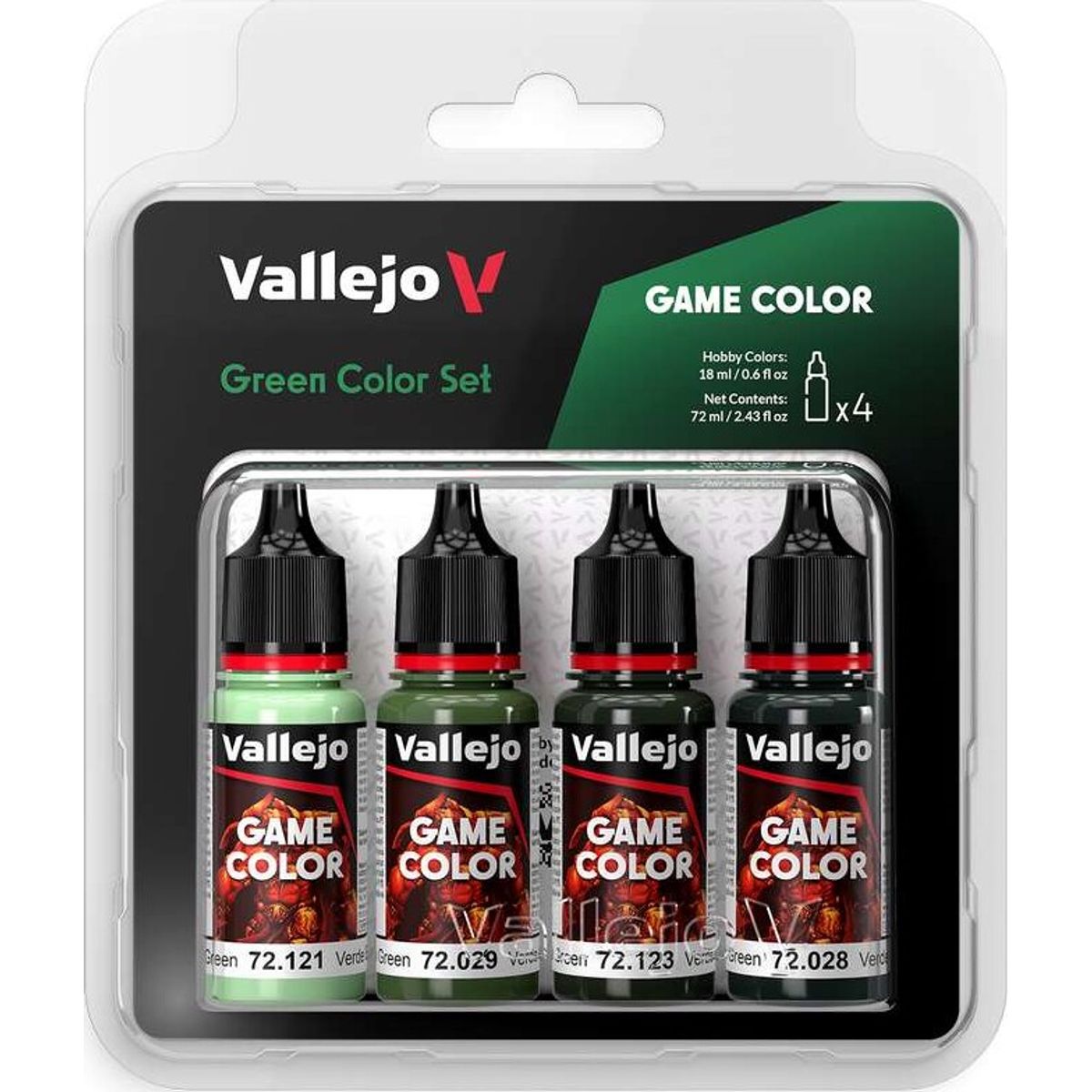 Vallejo - Game Color - Green Color Set - 4x18 Ml