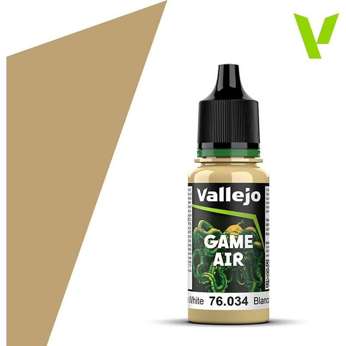 Vallejo - Game Air - Bone White Mat - 18 Ml - 76034