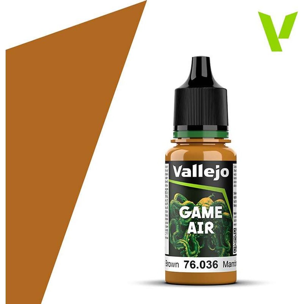 Vallejo - Game Air - Bronze Brown Mat - 18 Ml - 76036