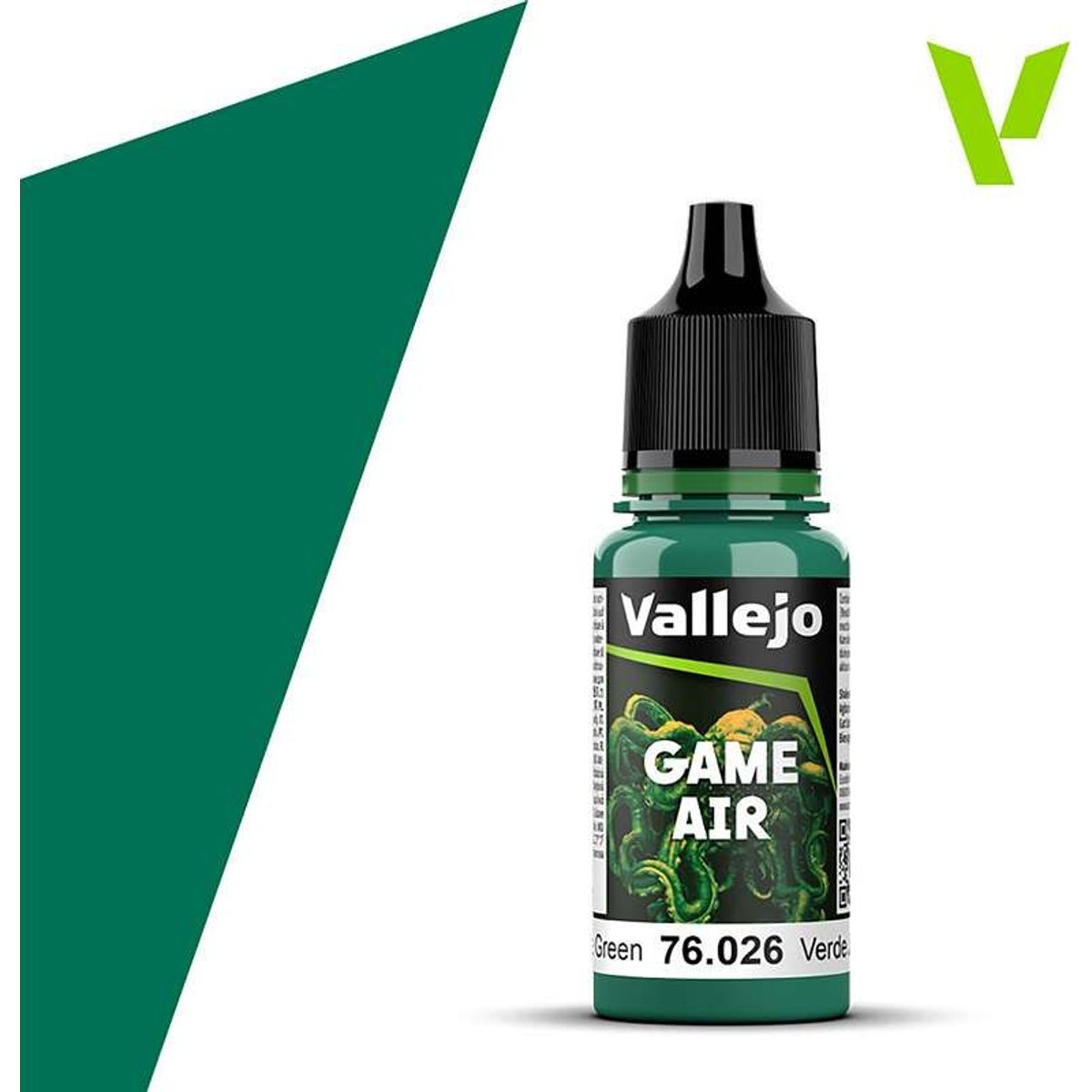 Vallejo - Game Air - Jade Green Mat - 18 Ml - 76026