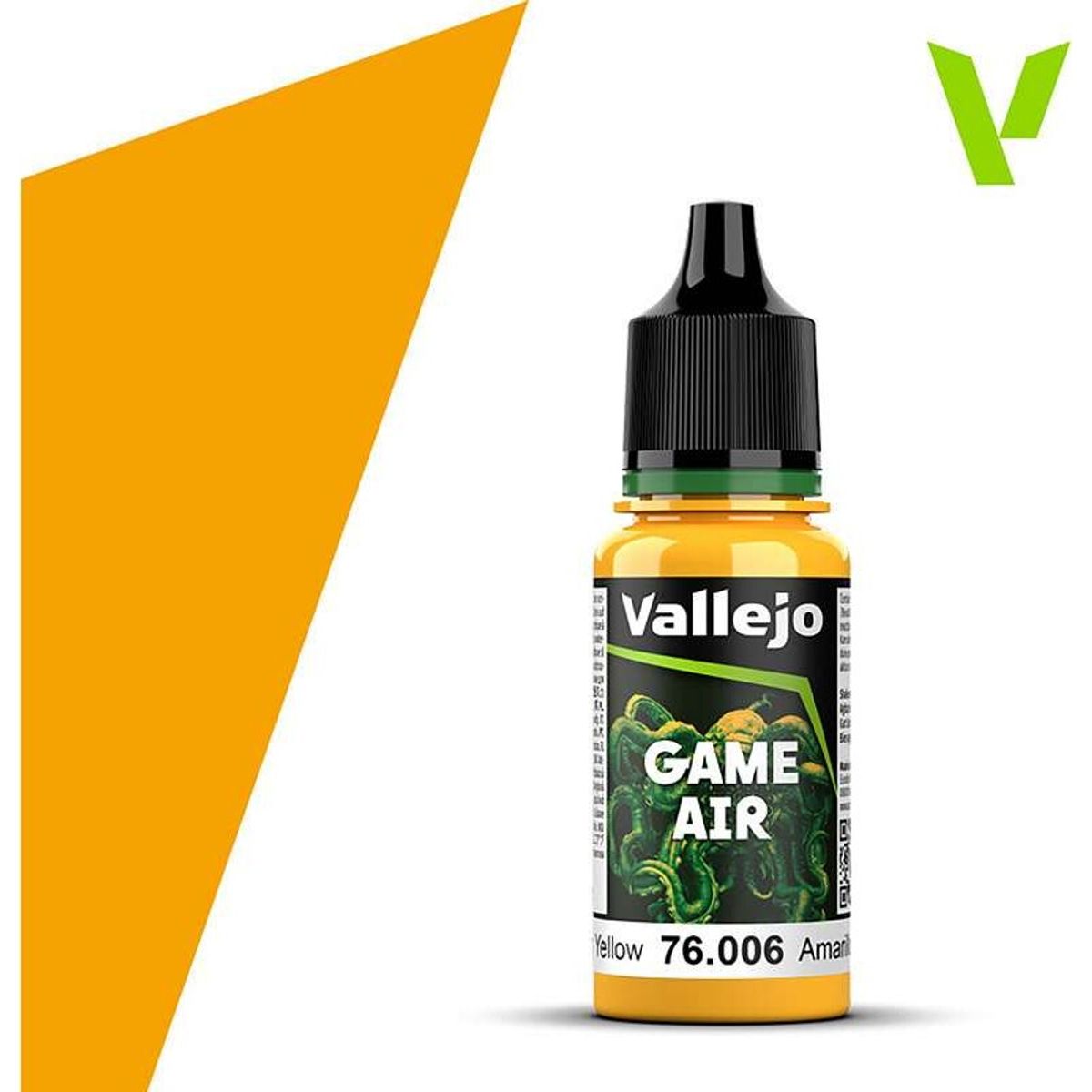 Vallejo - Game Air - Sun Yellow Mat - 18 Ml - 76006