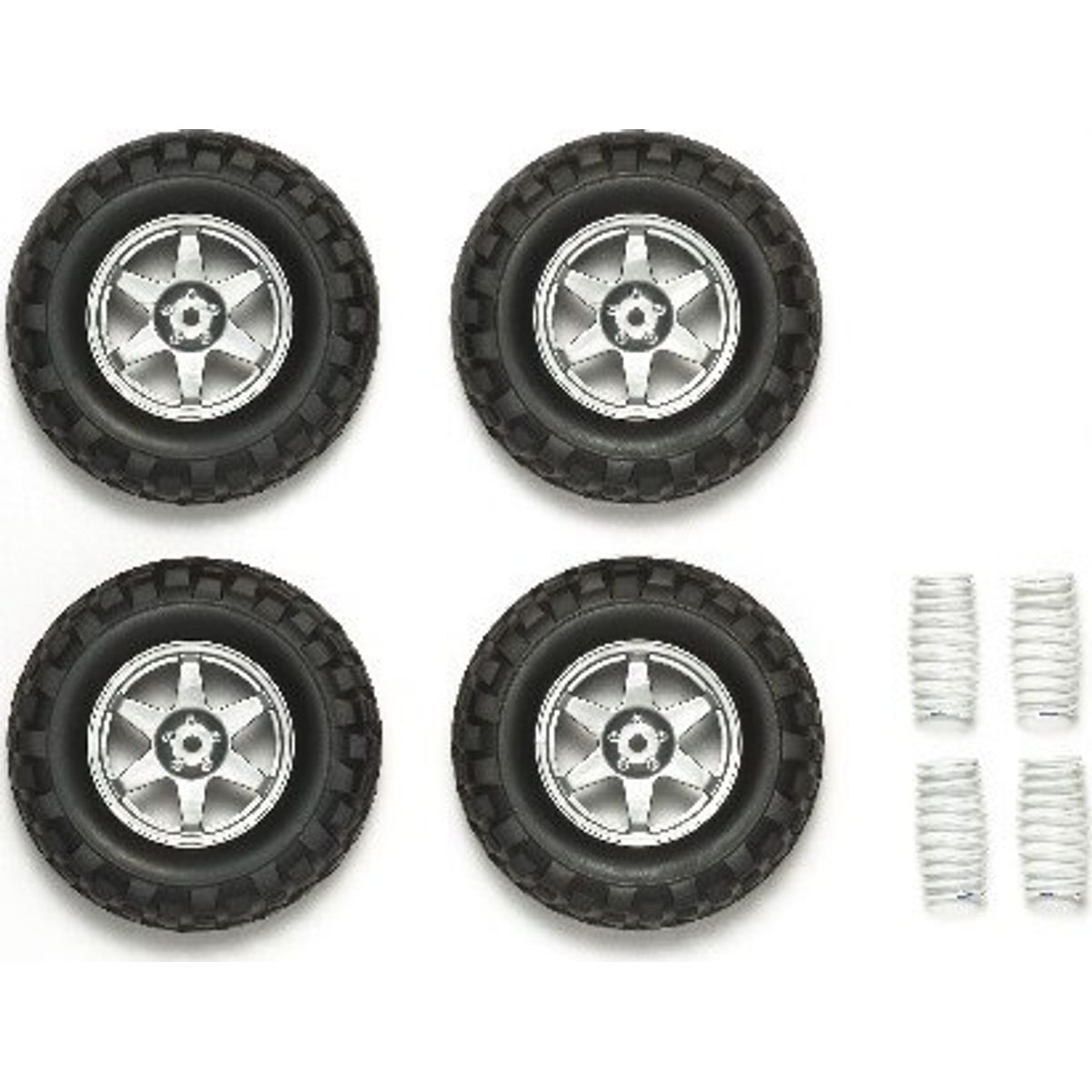 Gf-01 Cc Tire & Spring Set - 54742 - Tamiya