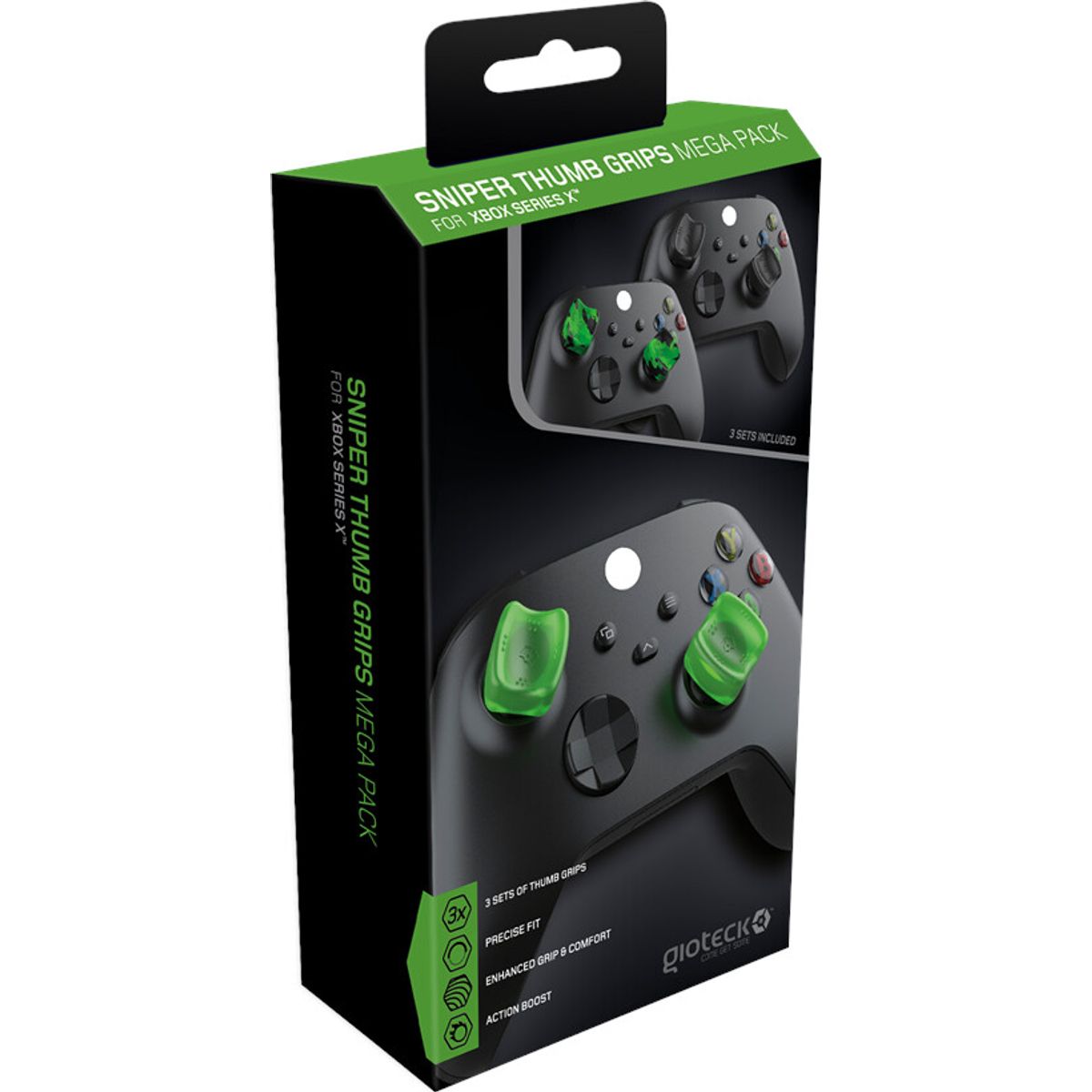 Xbox Series X Controller Thumb Grips - 3-pak - Gioteck