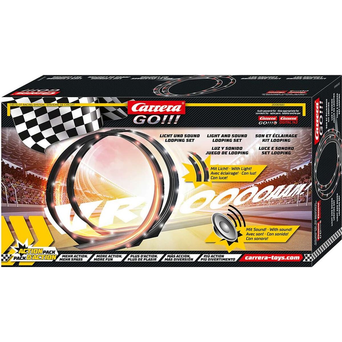 Carrera - Go - Digital 143 - Light And Sound Loop - 1:43 - 61661