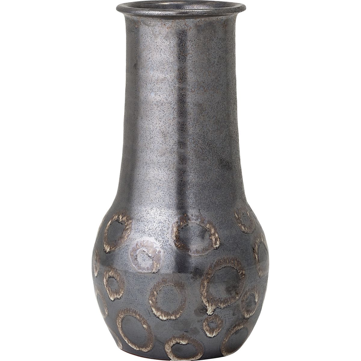 Bloomingville - Gorm Deko Vase - Sort - Terrakotta - H 47 Cm