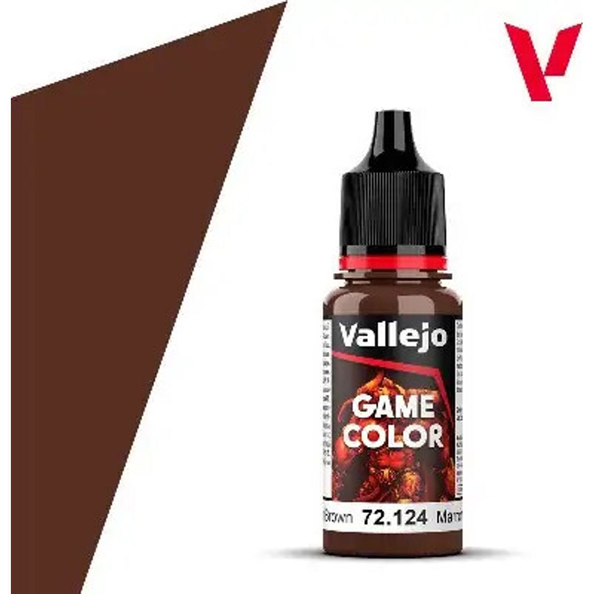 Vallejo - Game Color - Gorgon Brown Mat - 18 Ml - 72124