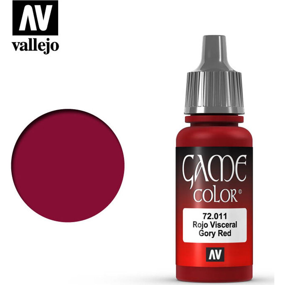 Vallejo - Game Color - Gory Red Mat - 18 Ml - 72011