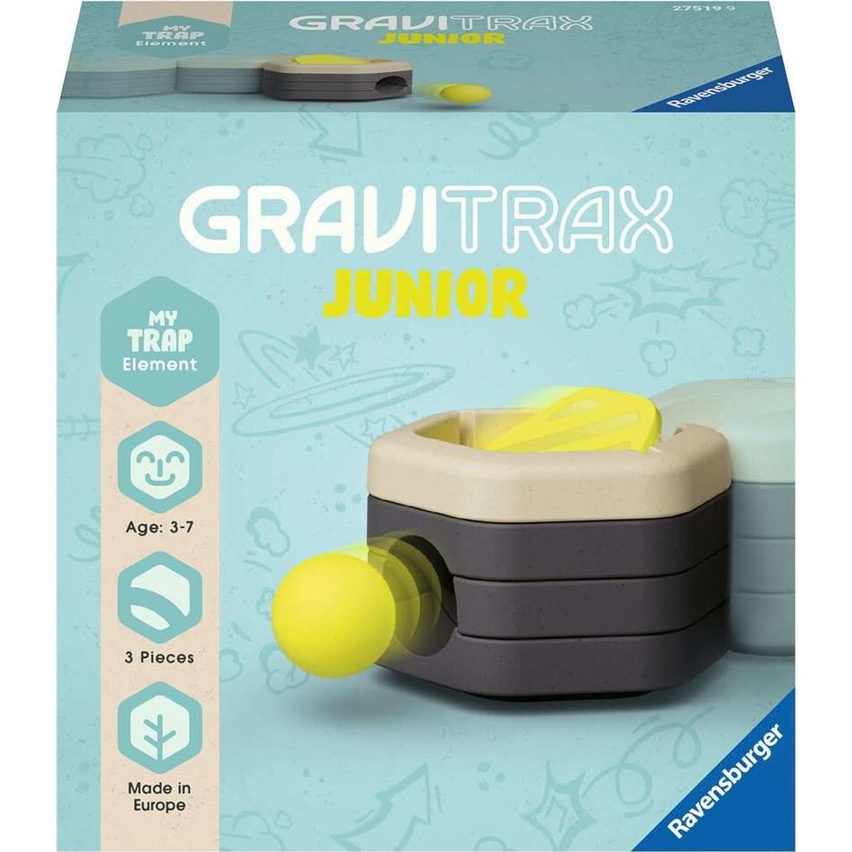 Gravitrax - Junior Element Trap - 3 Dele