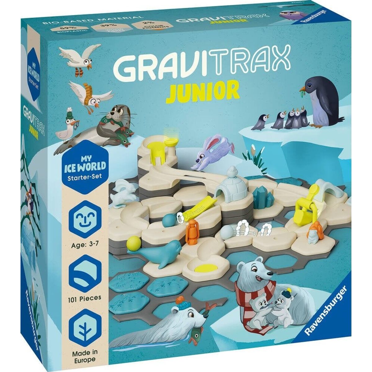 Gravitrax - Junior Starter-set Ice - 102 Dele