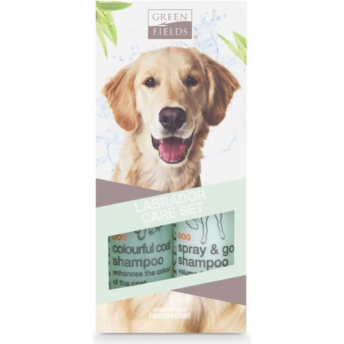 Pelspleje Sæt Til Labrador Hunde 2x250 Ml - Blond - Greenfields