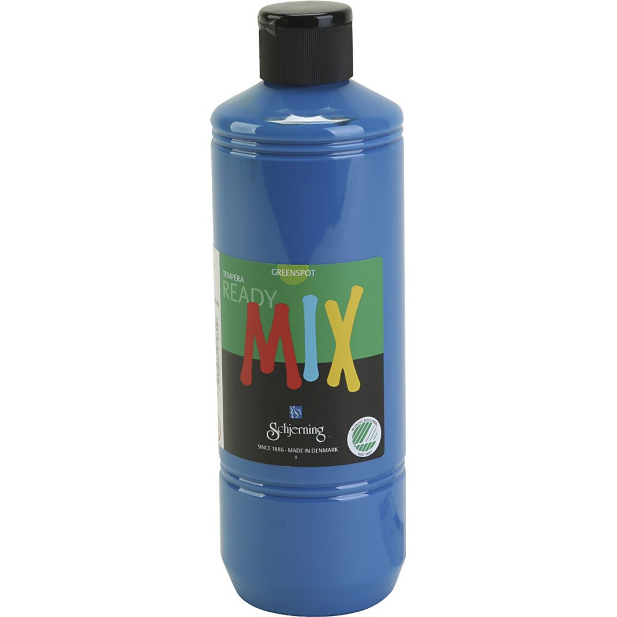 Greenspot Ready Mix - Tempera Maling - Mat - Primær Blå - 500 Ml