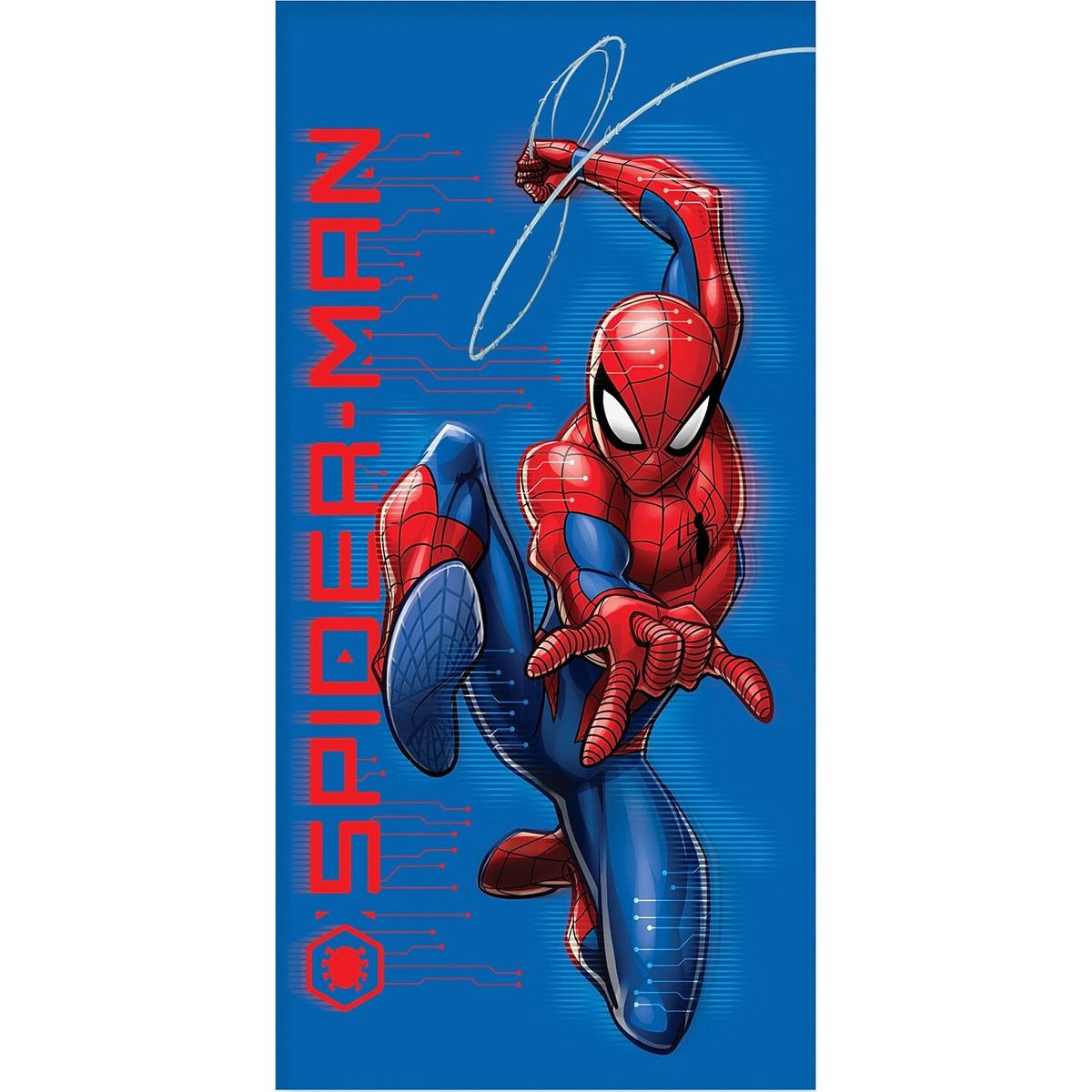 Spiderman Håndklæde Til Børn - Marvel - 70x140 Cm