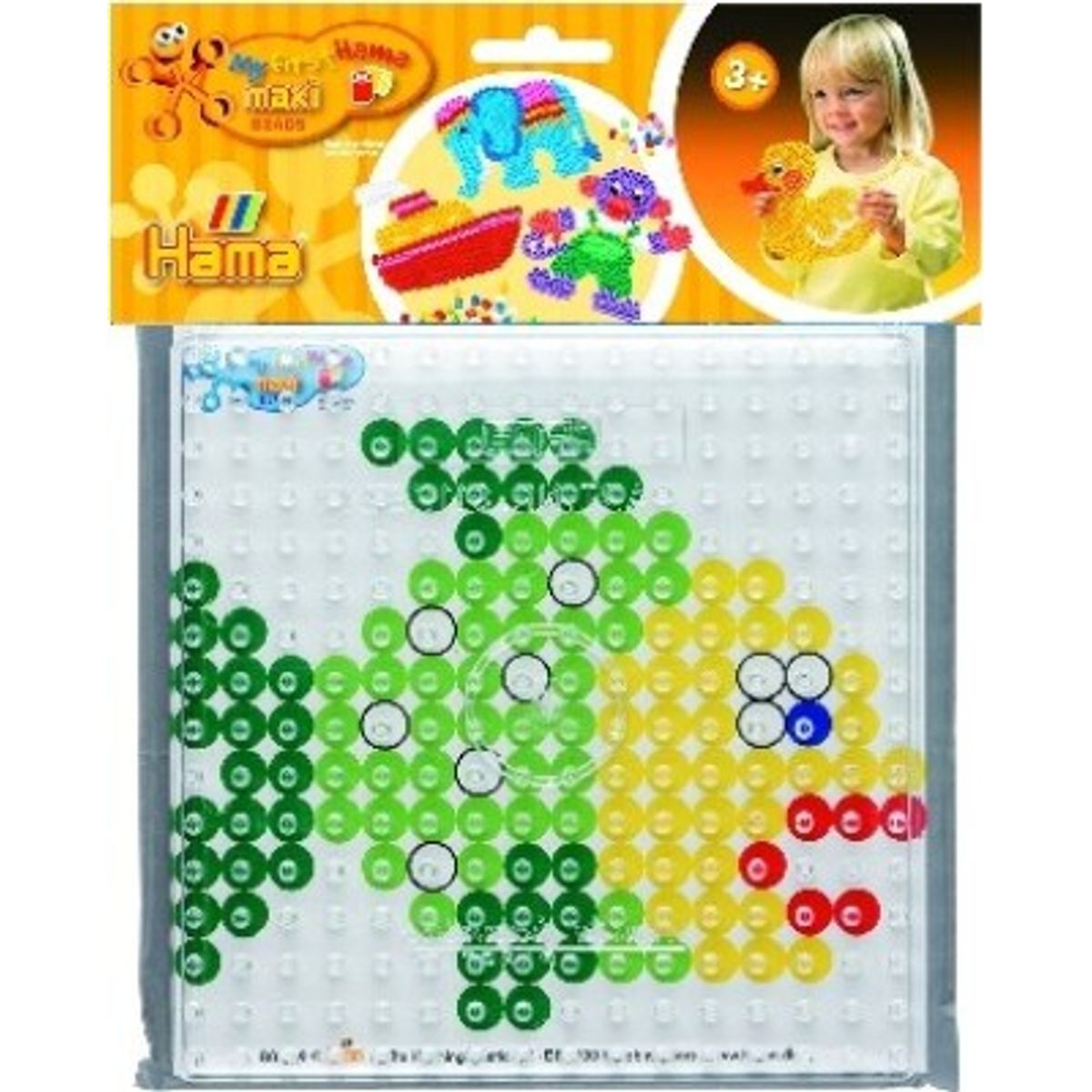 Hama Maxi Perleplade - Firkantet Stiftplade - 8283