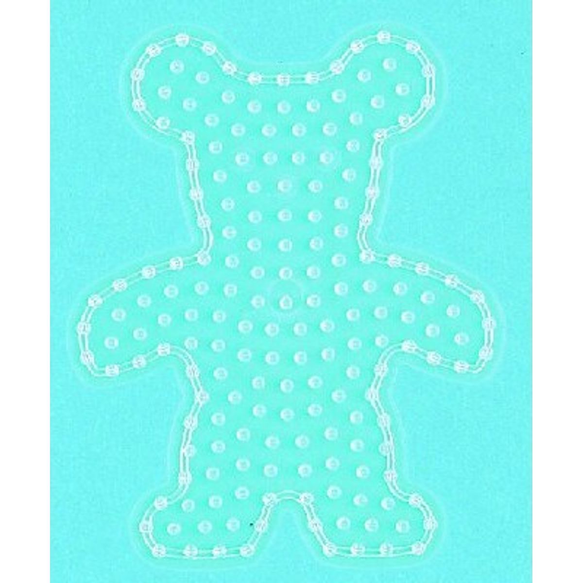 Hama Maxi Perleplade - Bamse - Transparent - 19,5x15,5 Cm - 8204