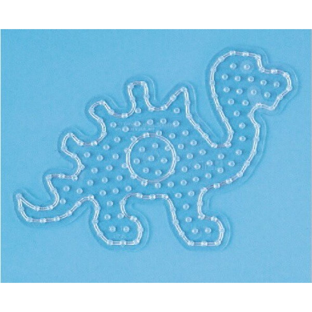 Hama Maxi Perleplade - Dinosaur - Transparent - 15,5x22 Cm - 8215