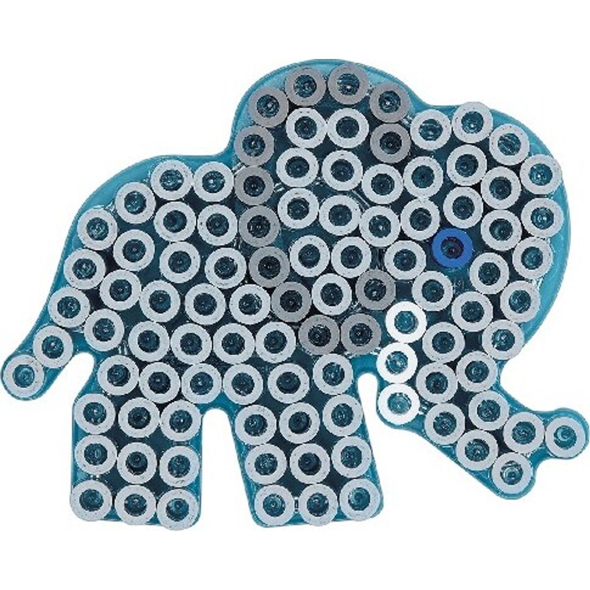 Hama Maxi Perleplade - Elefant - Transparent - 14x11,5 Cm - 8230