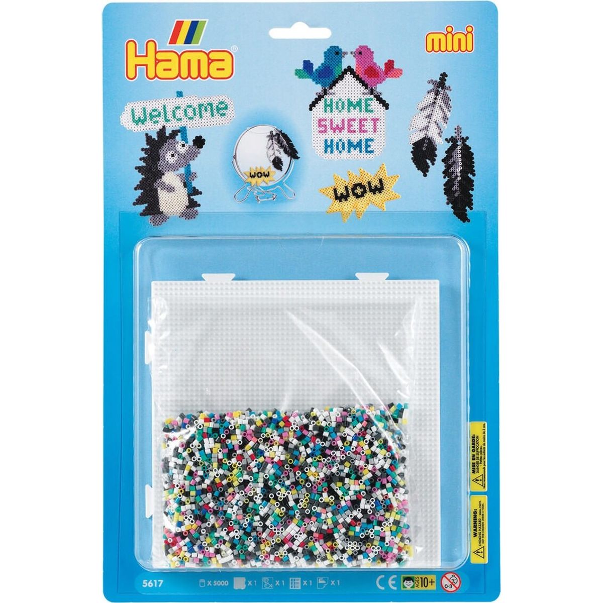 Hama Mini Perler - Home Sweet Home Perlesæt - 5.000 Stk - 5617