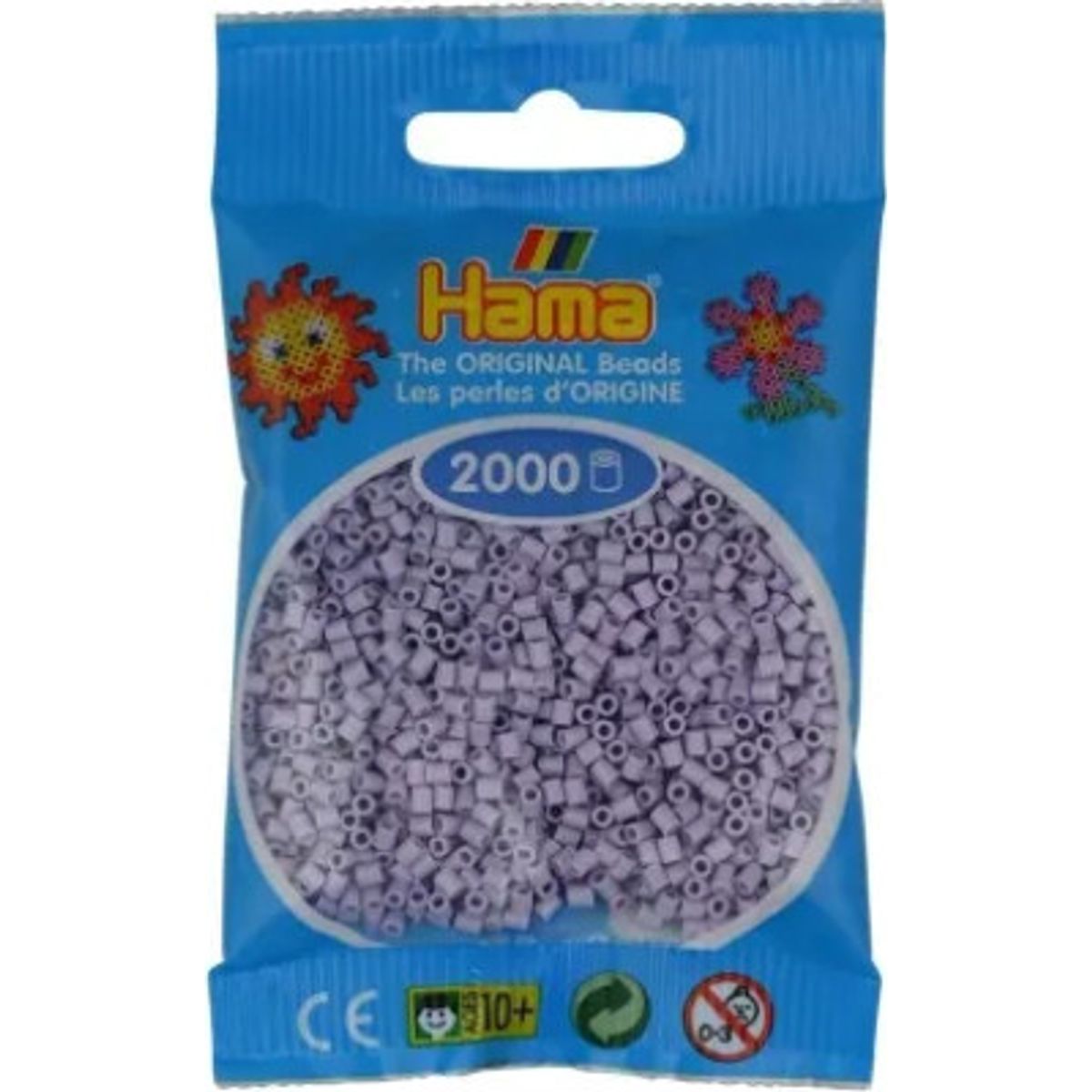 Hama Mini Perler - Lys Lavendel - 2.000 Stk. - 501-106