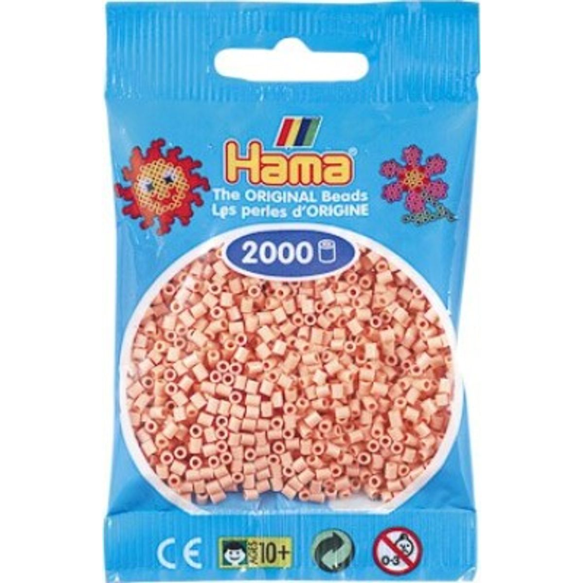 Hama Mini Perler - Mat Rosa - 2.000 Stk. - 501-26