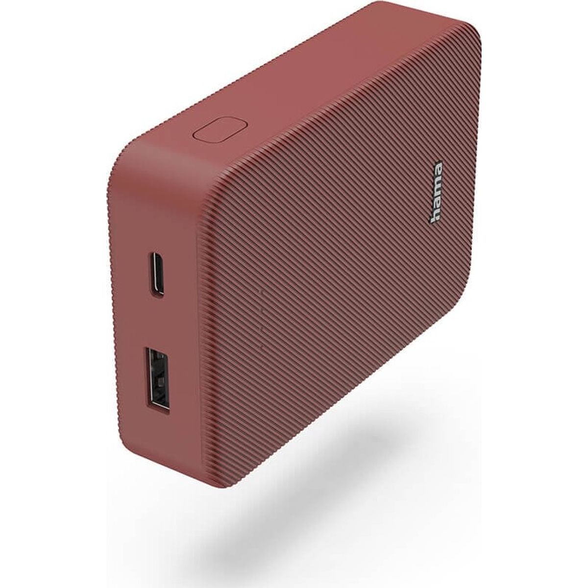 Hama Powerbank 10000 Mah - Usb-c + Usb-a - Colour 10 - Rød