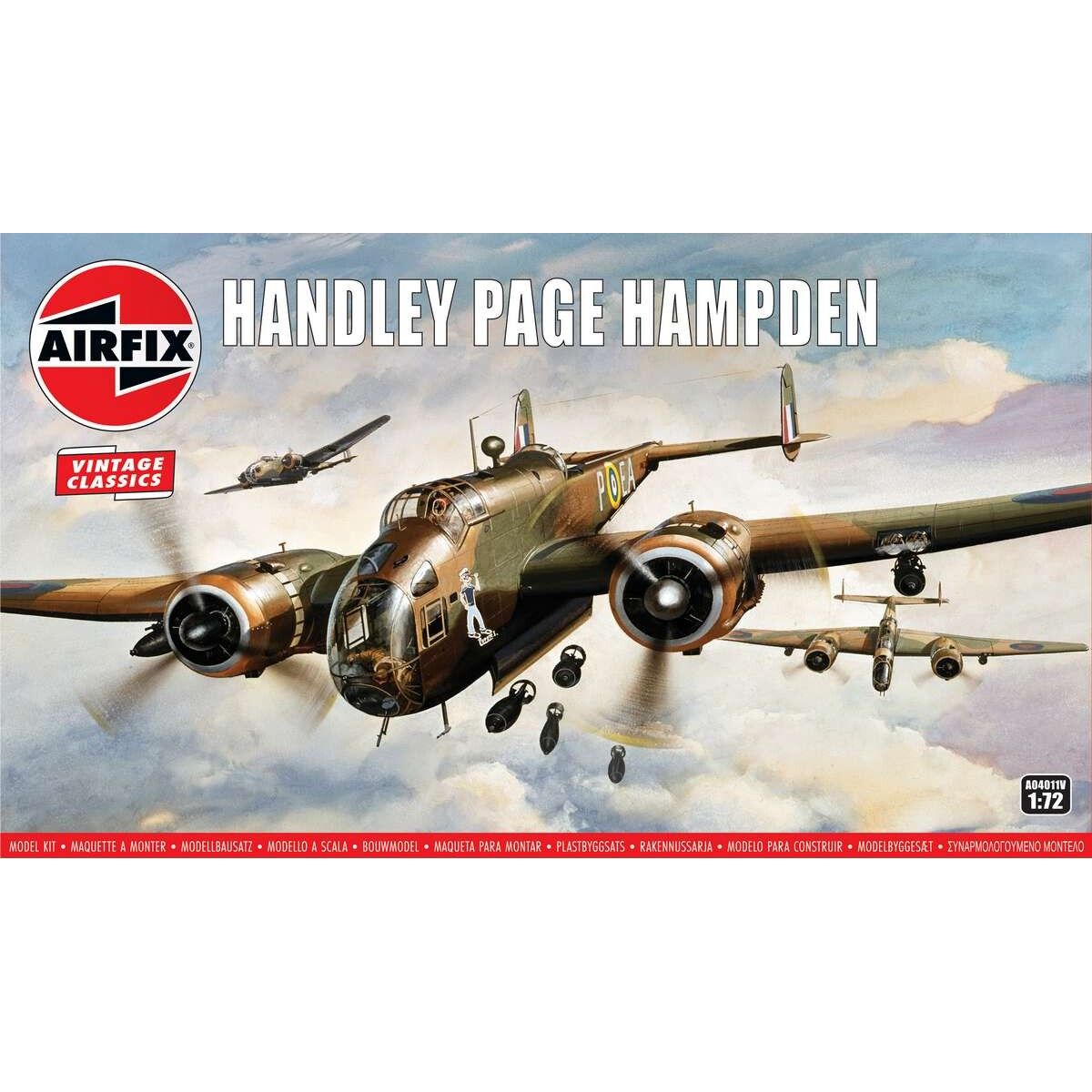 Handley Page Hampden 1:72 - A04011v - Airfix