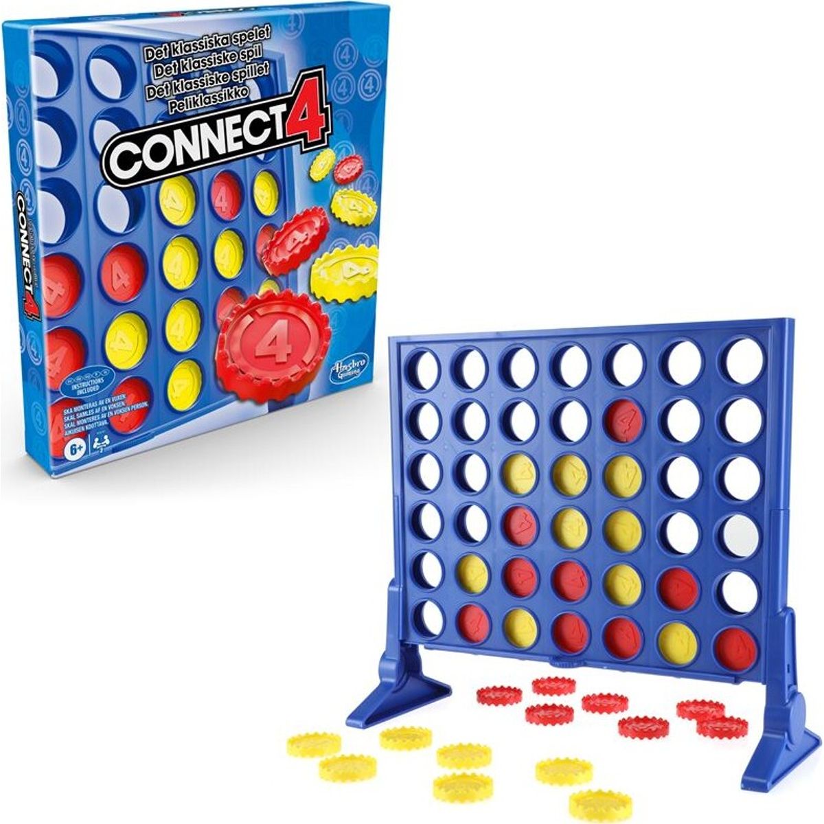 Hasbro Gaming - Connect 4 - 4 På Stribe Spil