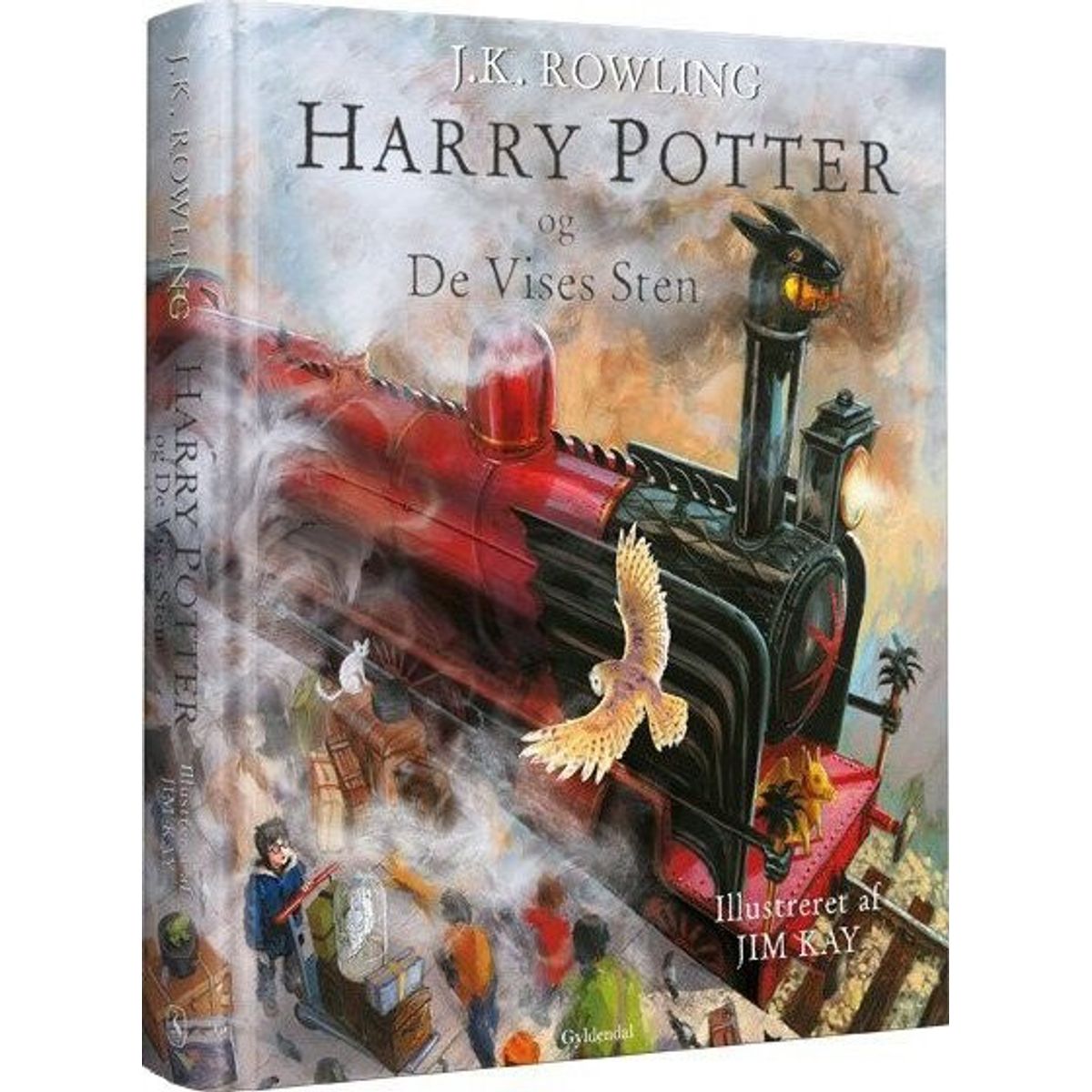 Harry Potter 1 - Illustreret Udgave - Og De Vises Sten - J. K. Rowling - Bog