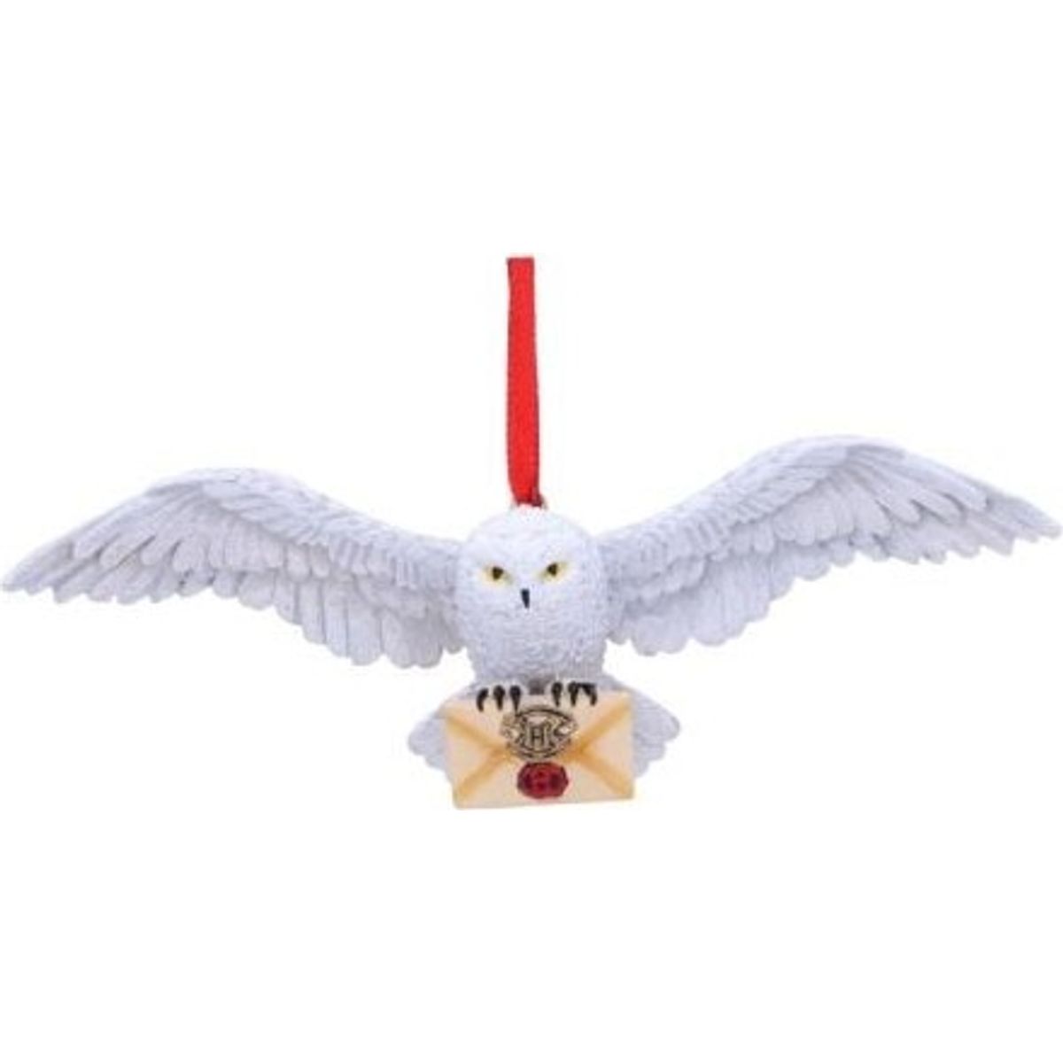 Harry Potter Julepynt - Hedwig Med Brev - 7,5 Cm