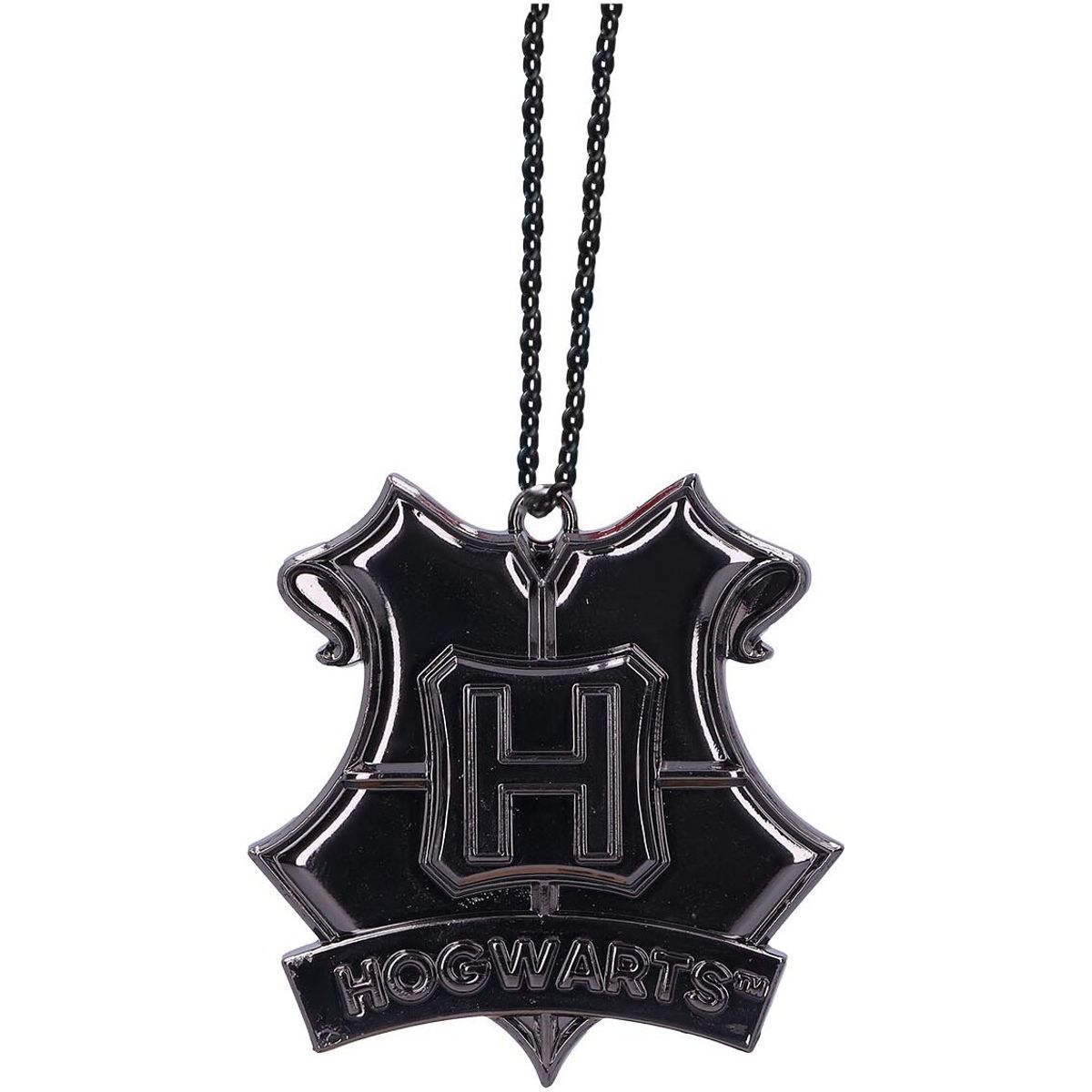 Harry Potter Julepynt - Hogwarts Crest - Sølv - Nemesis Now - 6 Cm