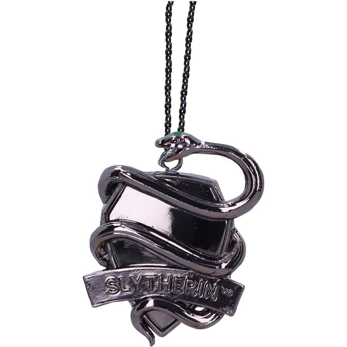 Harry Potter Julepynt - Slytherin Crest - Sølv - Nemesis Now - 6 Cm