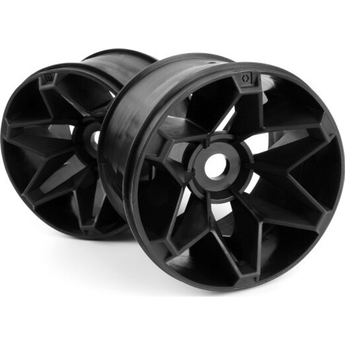 Havok Wheel Black (3.8inx71mm/2pcs) - Hp160147 - Hpi Racing